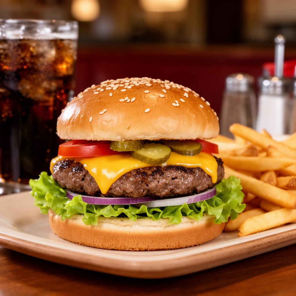 Cheeseburger Menü